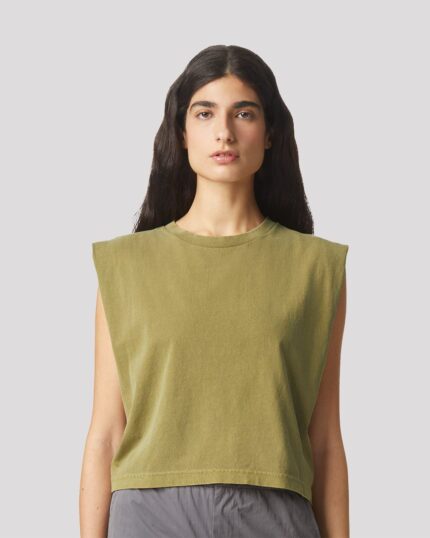 American Apparel - Garment-Dyed Women's Heavyweight Muscle Tee